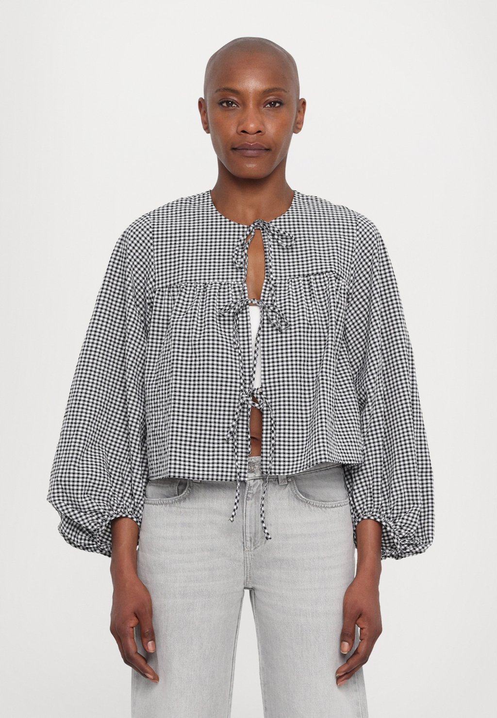 

Блуза LEONORA BLOUSE DESIGNERS REMIX, черный
