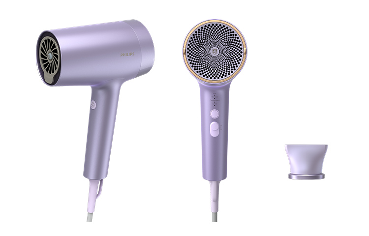 

Фен 1800W с отрицательными ионами для ухода за волосами BHD720/05 Philips, Violet