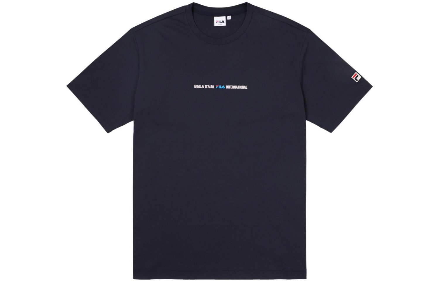 

Футболка унисекс темно-синяя Fila, синий