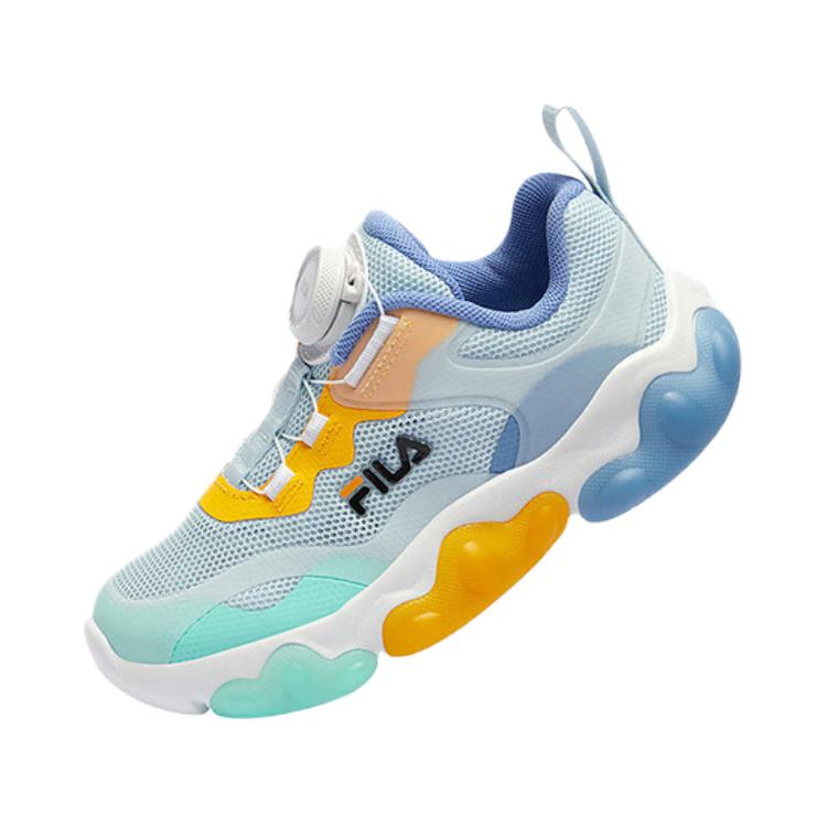 FILA KIDS Детские кроссовки BOA с низким верхом, устойчивые к истиранию, синего и белого цвета, для детей от 3 до 7 лет — фото 3