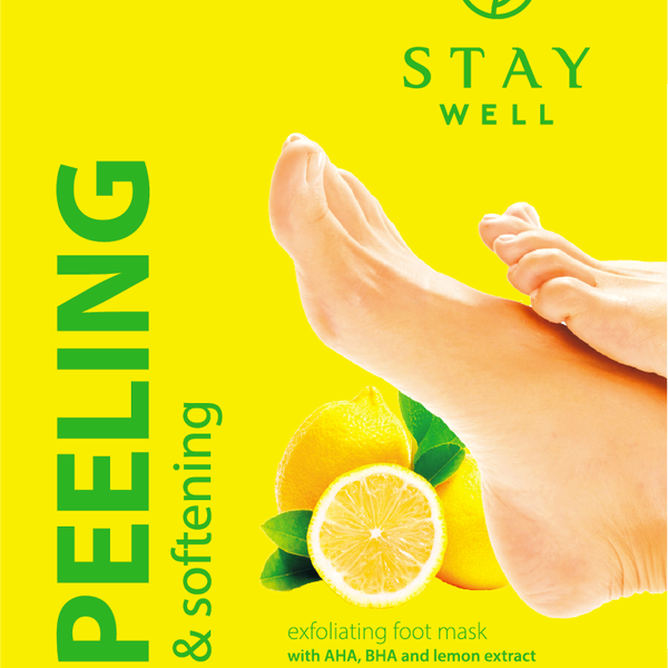 

Отшелушивающая маска для ног, 1 шт. Stay Well Peeling&Softening