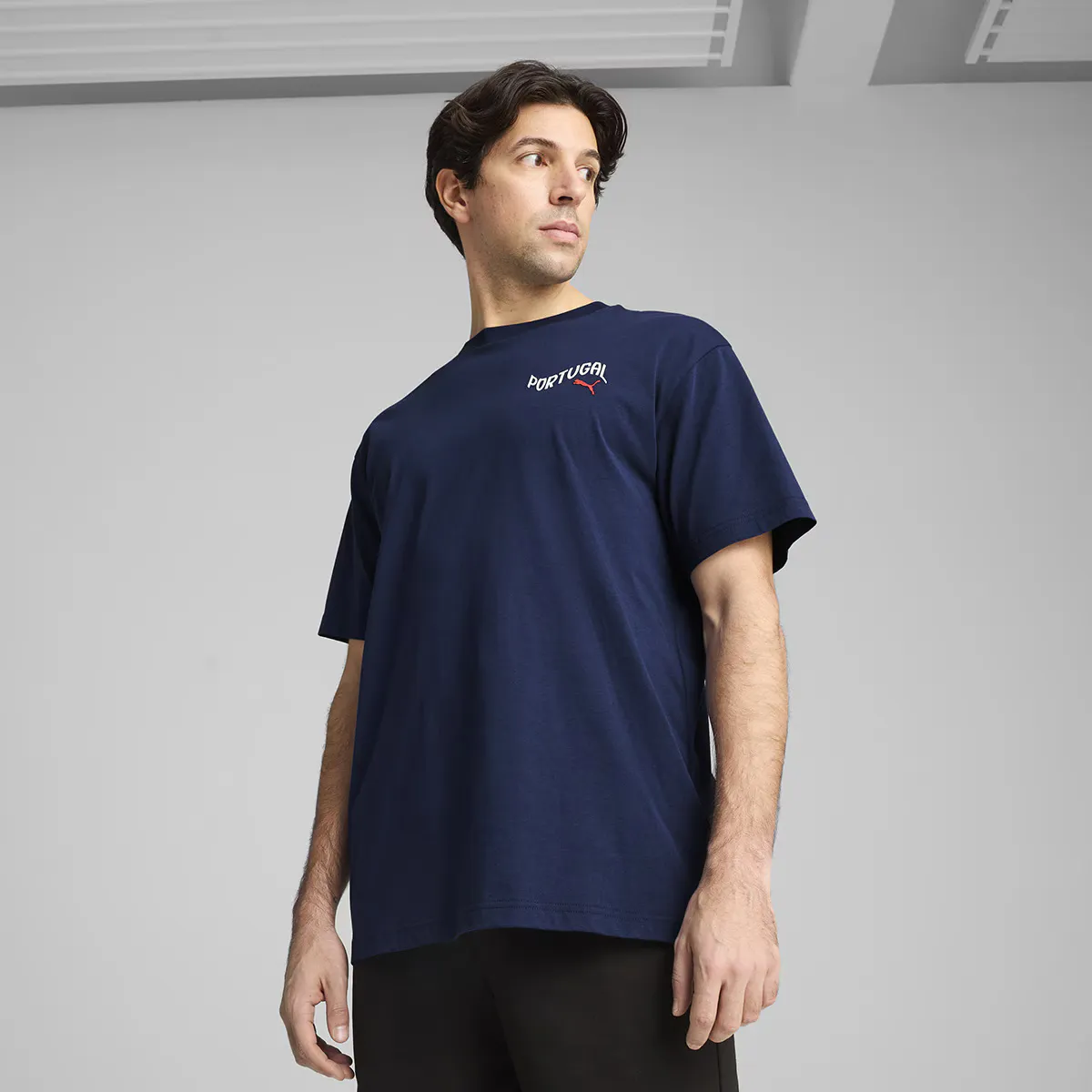 

Мужская футболка команды Portugal FPF ftbINRGY+ Puma, синий