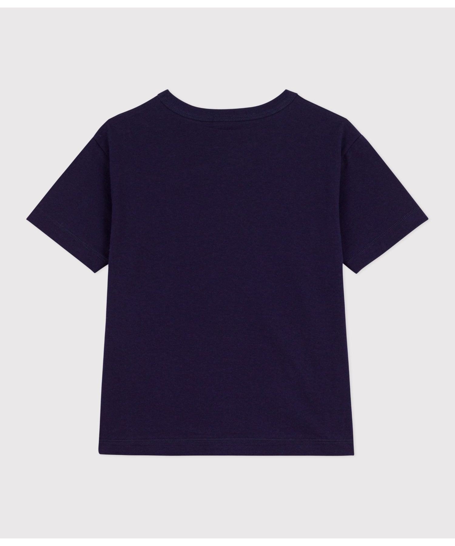 Хлопковая футболка с коротким рукавом и принтом PETIT BATEAU, Blue — фото 2