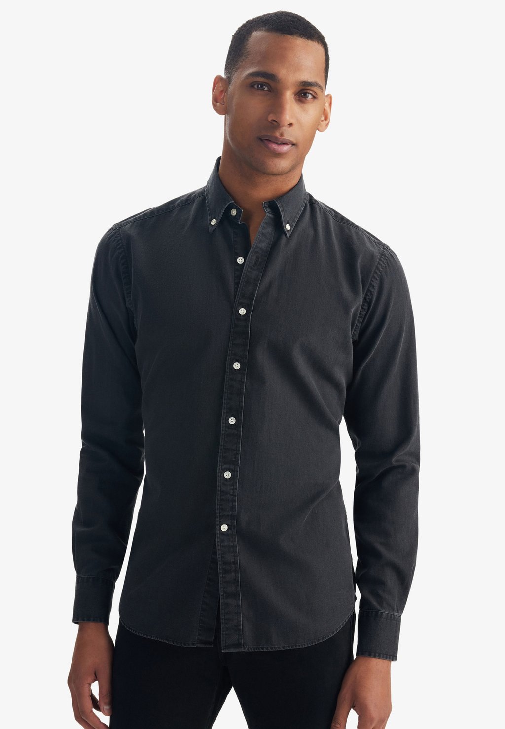 

Рубашка BUTTON DOWN John Henric, черный
