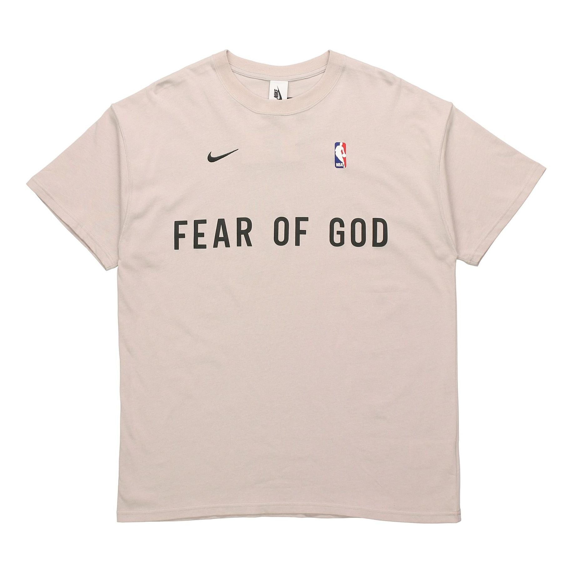 

Футболка Nike x Fear of God x NBA Crossover Alphabet Printing Round Neck Short Sleeve CU4699-140, кремовый