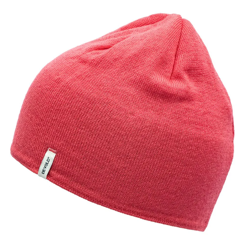 

Шапка DEVOLD OF NORWAY Friends Merino, розовый