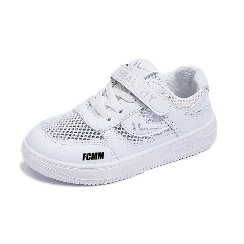 

FCMM Износостойкие дышащие низкие повседневные кроссовки белого цвета для детей