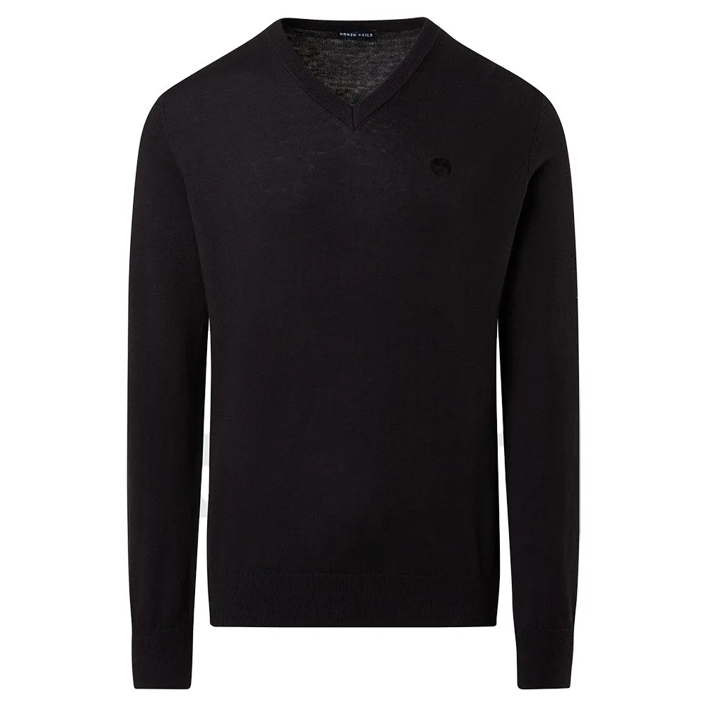 

Свитер North Sails 12Gg v neck, черный