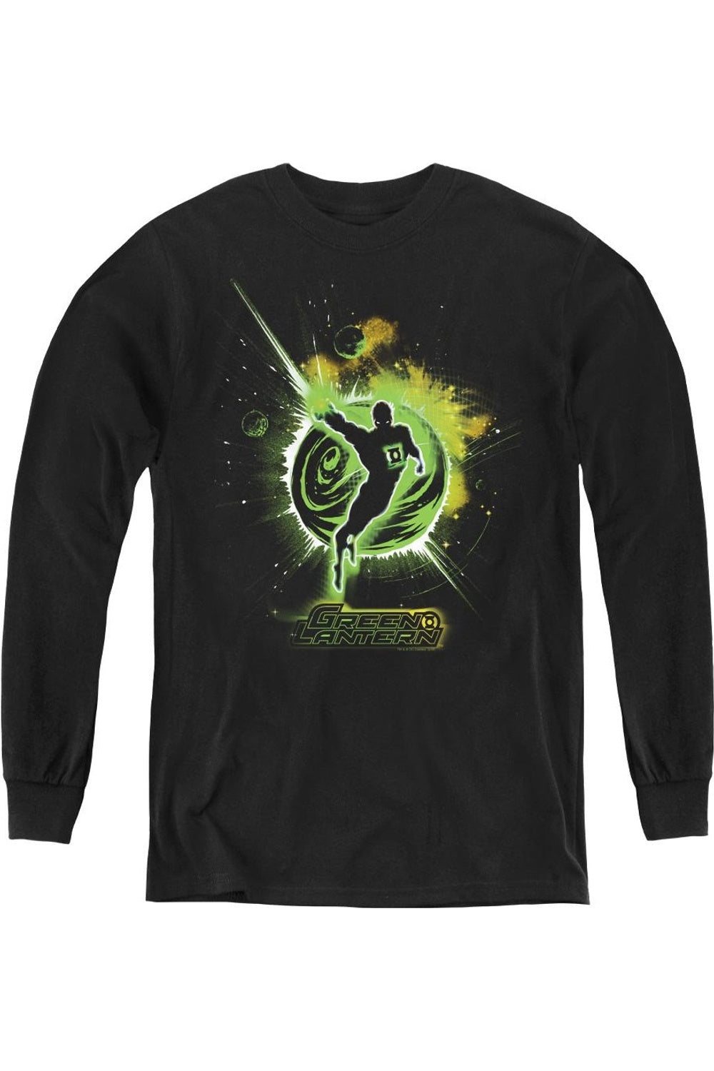

Футболка с длинным рукавом Green Lantern Shadow Lantern для молодежи Gildan