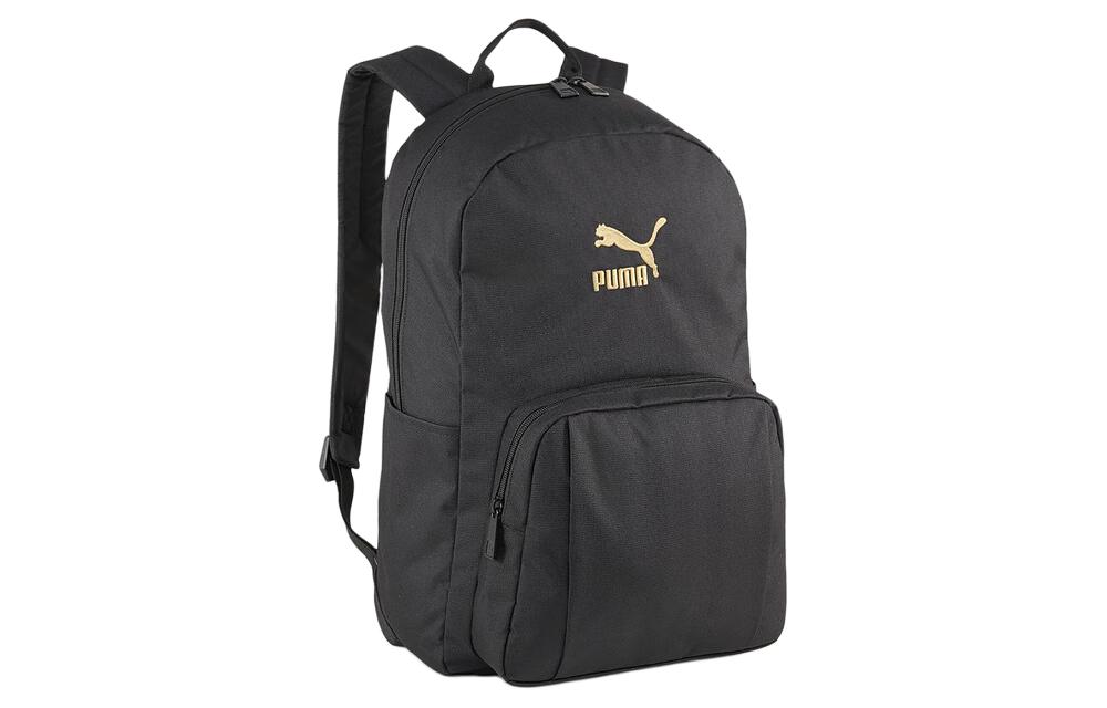 

Нейлоновый рюкзак унисекс черный с золотым PUMA