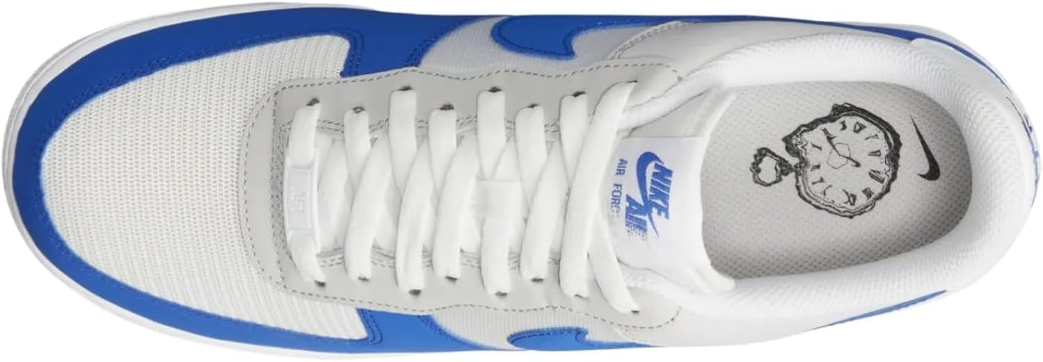 Кроссовки Nike Kids Air Force 1 '07, Summit White Game Royal — фото 3