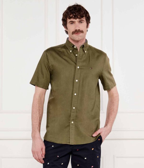 

Рубашка Regular fit Tommy Hilfiger, зеленый