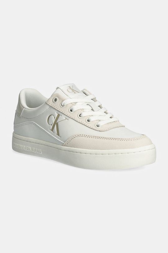 

Кроссовки CLASSIC CUPSOLE LOW MG LTH Calvin Klein Jeans, белый