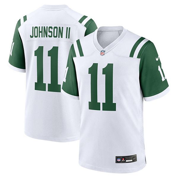 

Мужская футболка Jermaine Johnson II белая New York Jets Classic Alternate Game Nike