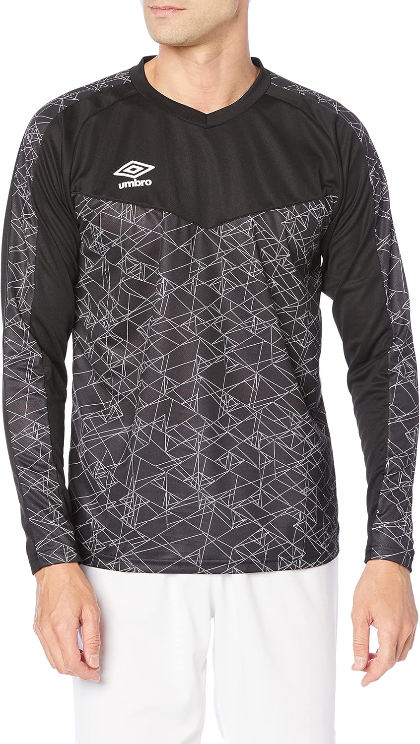 

Футболка Umbro с графическим принтом, длинными рукавами, тренировочная, унисекс, для взрослых, черный