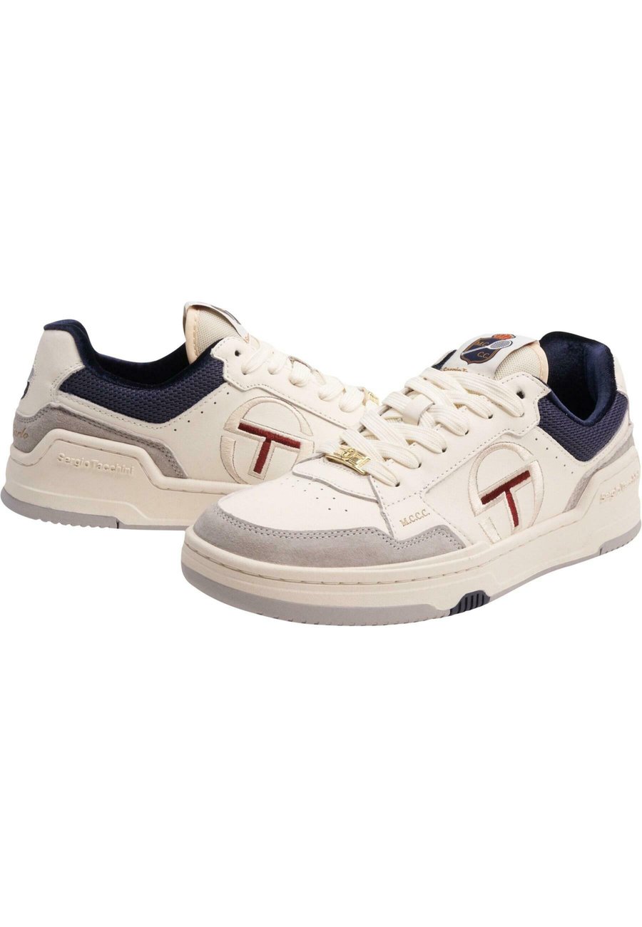 Кроссовки Sergio Tacchini Trainers, White Tofu Maritime Blue/Beige — фото 2