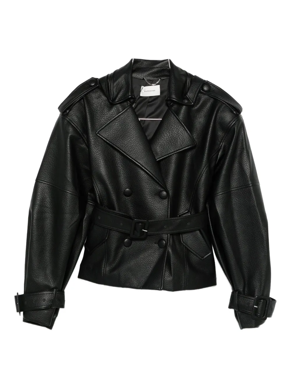 

Двубортное пальто Markgong, черный