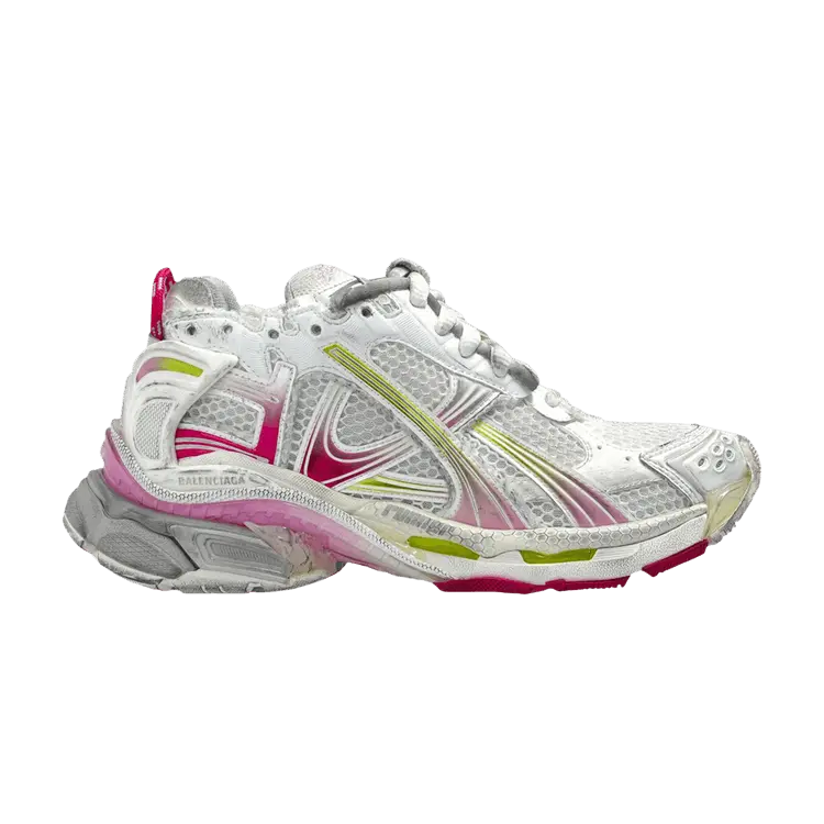 Кроссовки Balenciaga Wmns Runner Sneaker, Gradient - Pink Fluo Yellow
