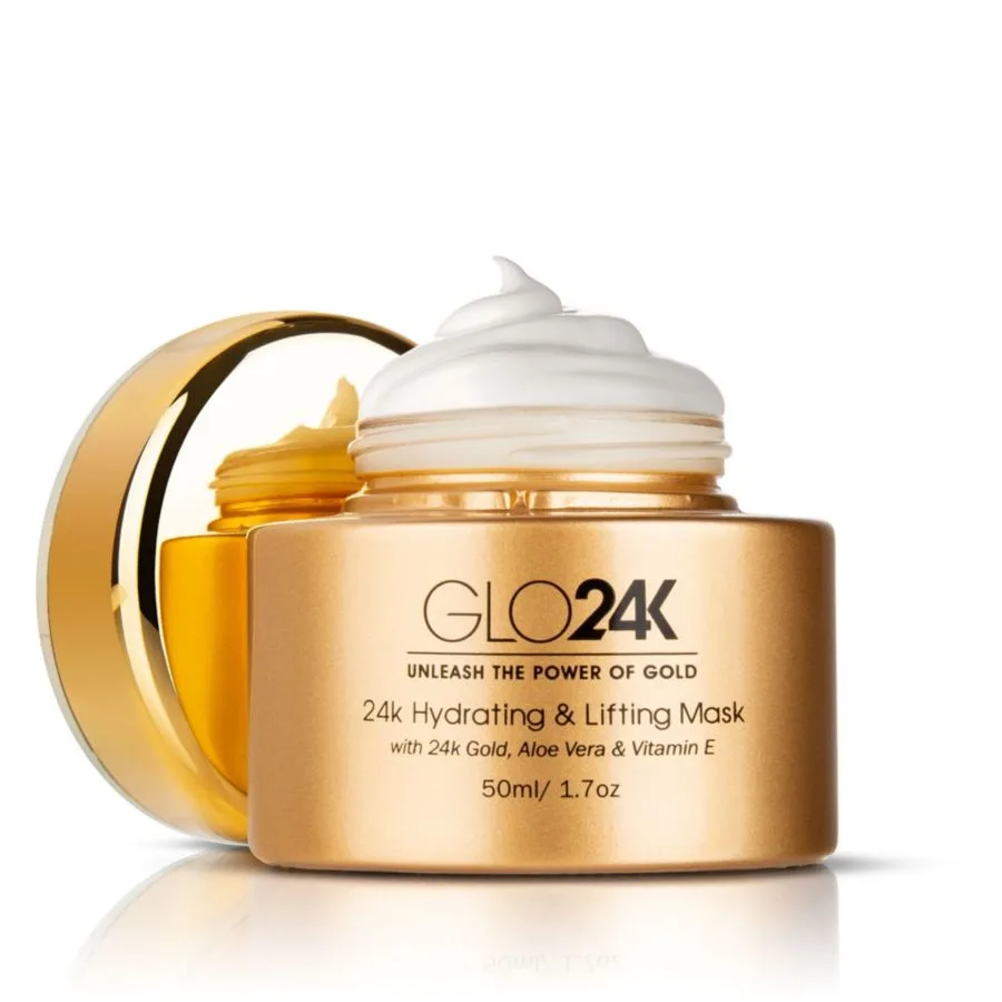 Маска для лица Glo24K — Увлажняющая и подтягивающая с -каратным золотом, 48 г — фото 2