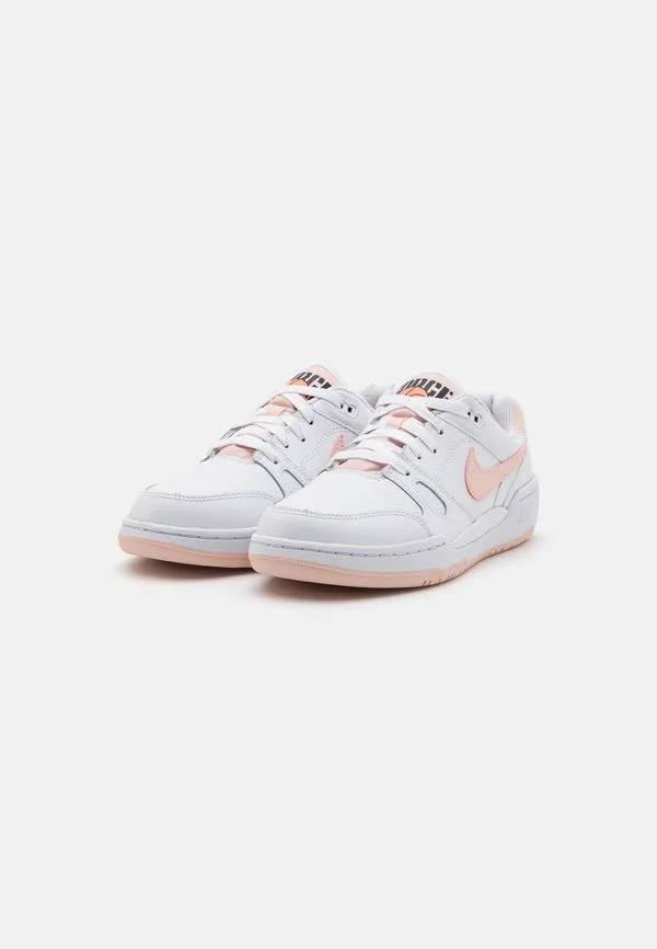 Кроссовки full force low Nike Sportswear, White/Echo Pink/Bright Mango/Black — фото 2