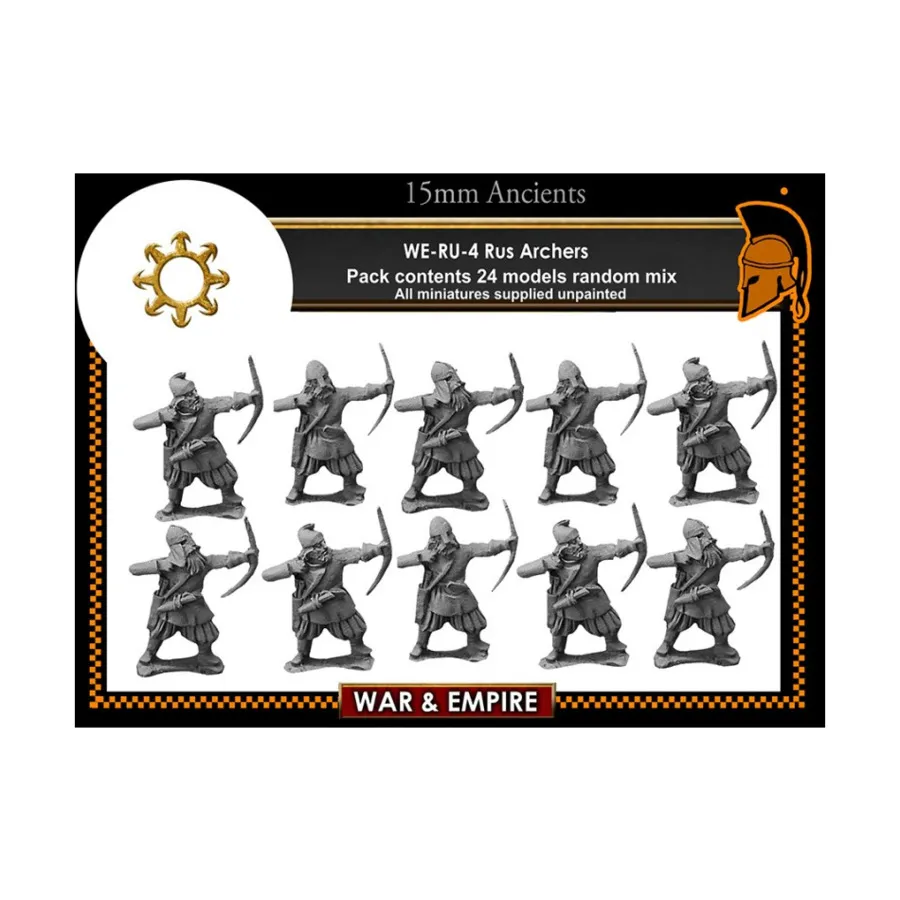 

Лучники, War & Empire - Dark Ages Miniatures - Rus (15mm)