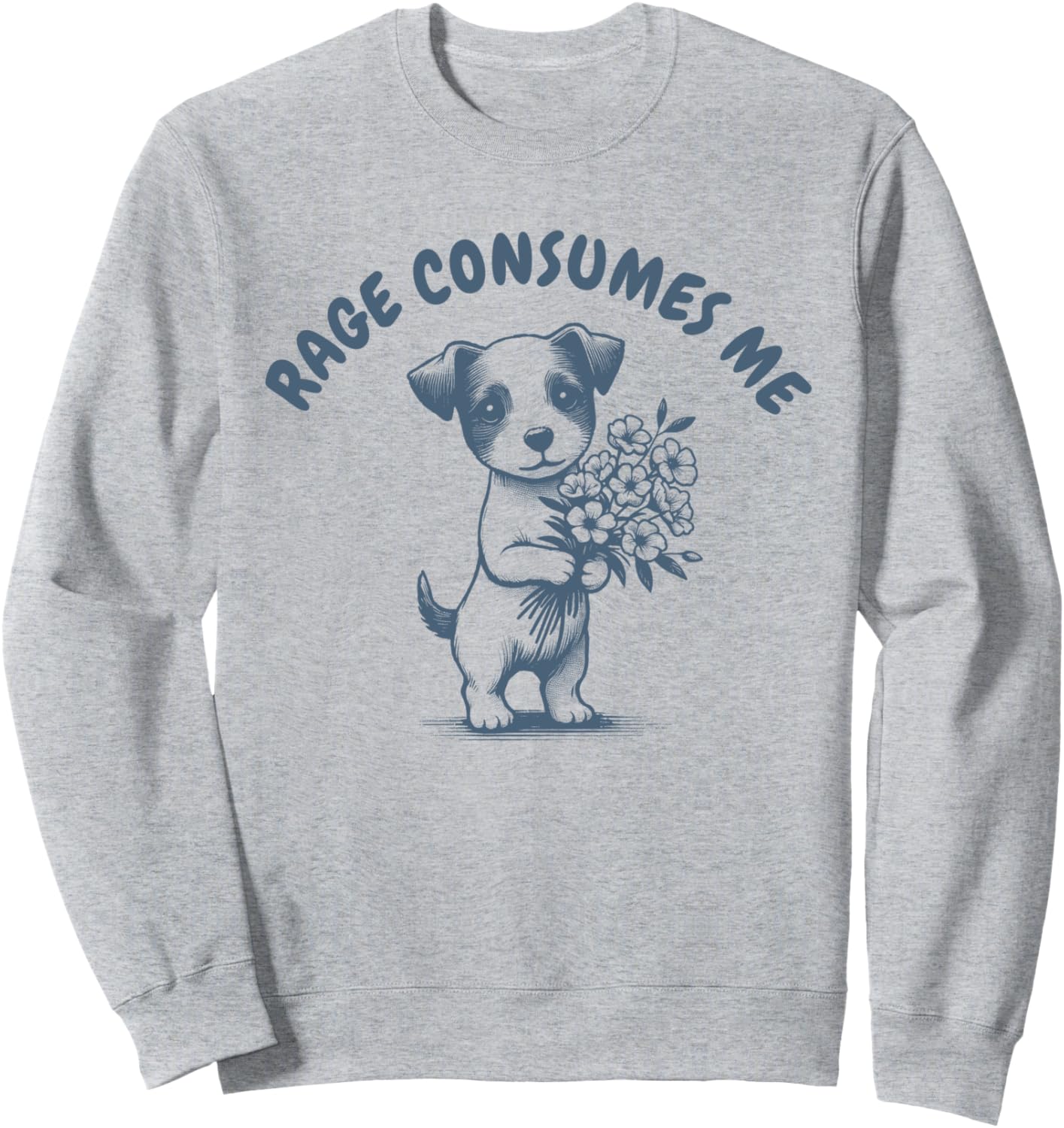 

Толстовка с изображением ярости джек-рассел-терьера и саркастической собаки Funny Jack Russell Dog Sarcastic Creations, серый