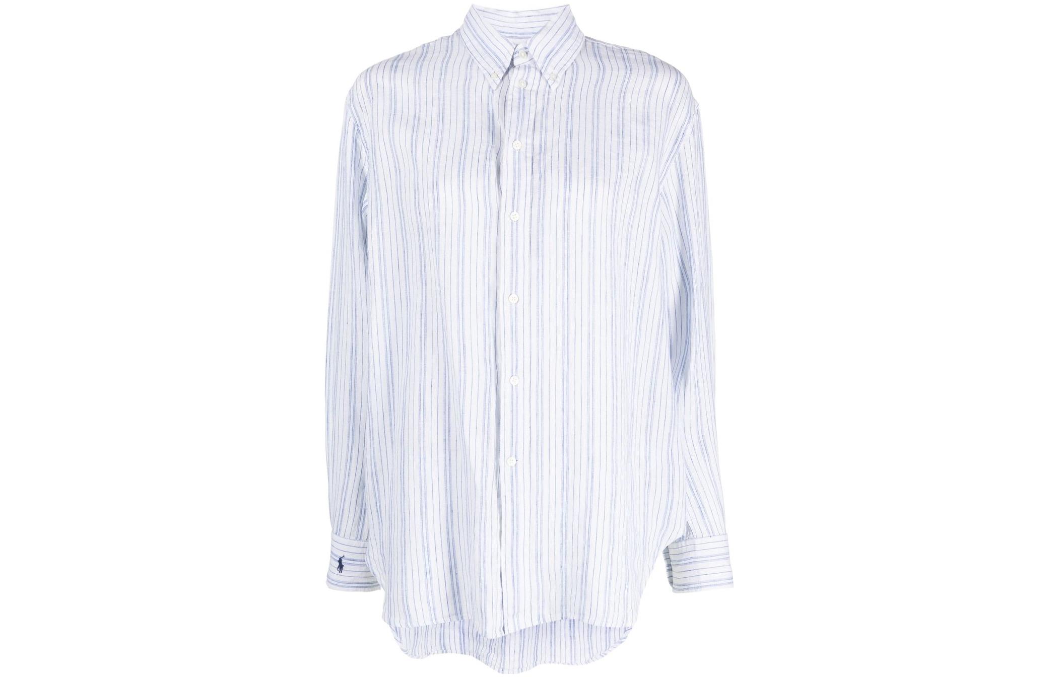 

Polo Ralph Lauren Рубашка мужская SS23 светло-синяя
