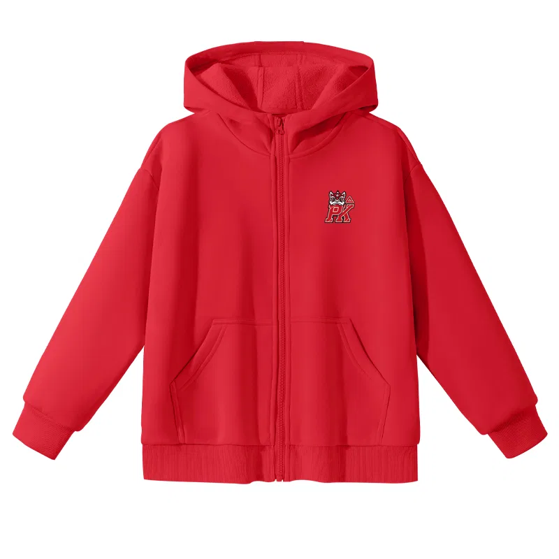 Свитшот детский с капюшоном Red/PK Letter Lion K PEAK