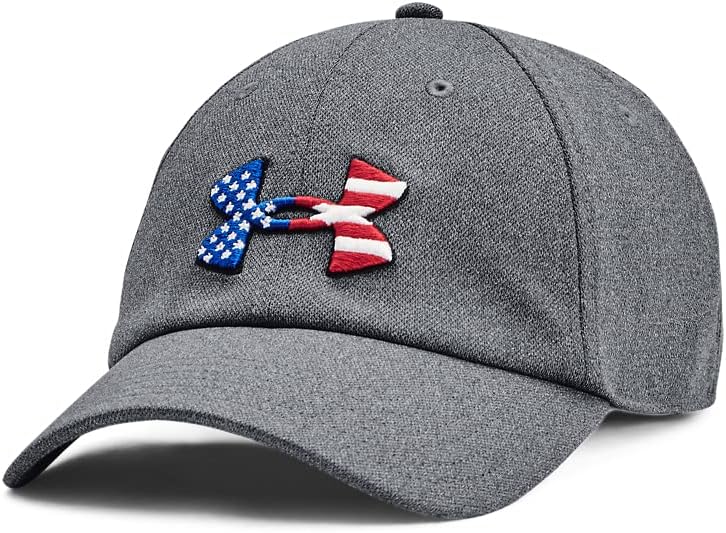 

Under Armour мужская кепка Freedom Blitzing с регулировкой, (012) Pitch Gray/White