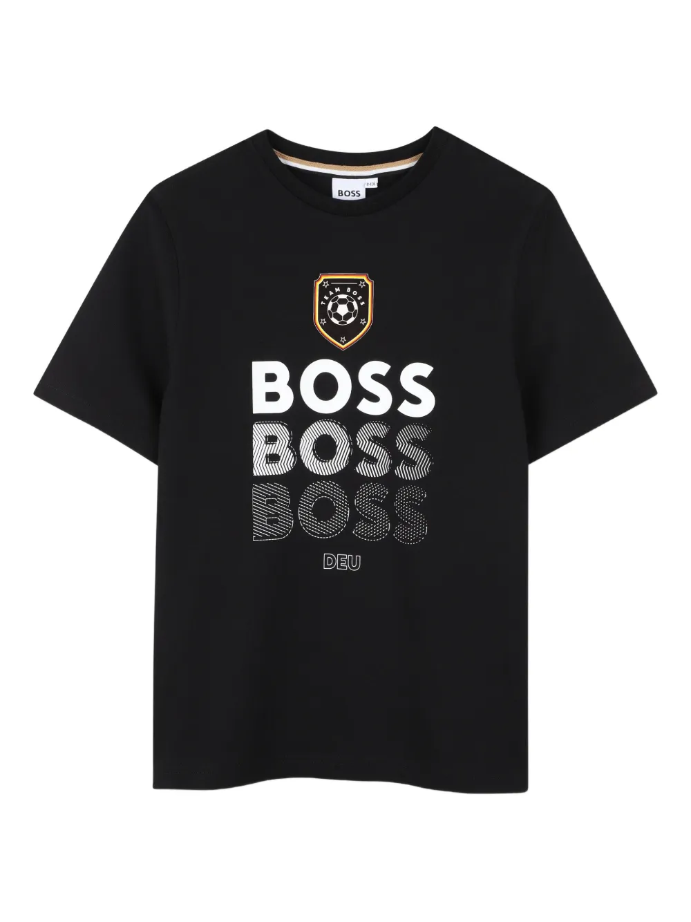 

Футболка с логотипом Boss Kidswear, черный