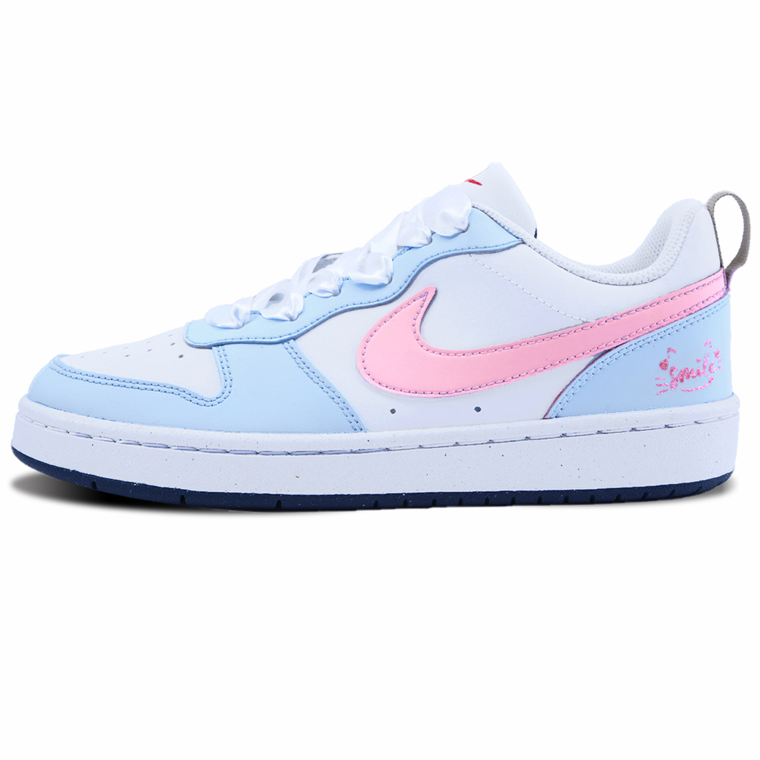 

Nike Бордовые скейтерские кроссовки low top peach ice blue устойчивые к истиранию синие розовые
