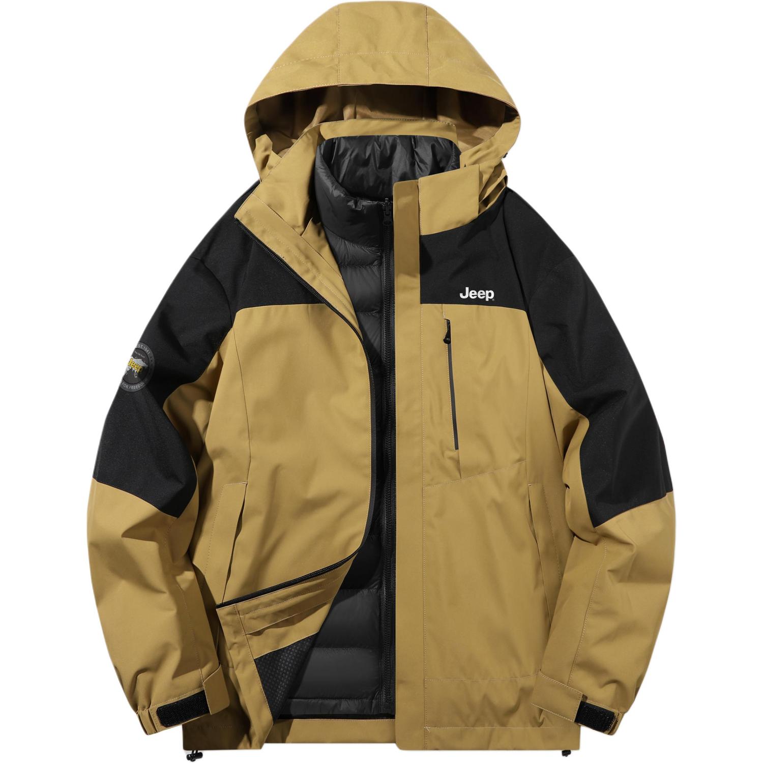 

Jeep Ветрозащитная термо куртка унисекс, Earth Yellow[Includes Duck Down Liner]