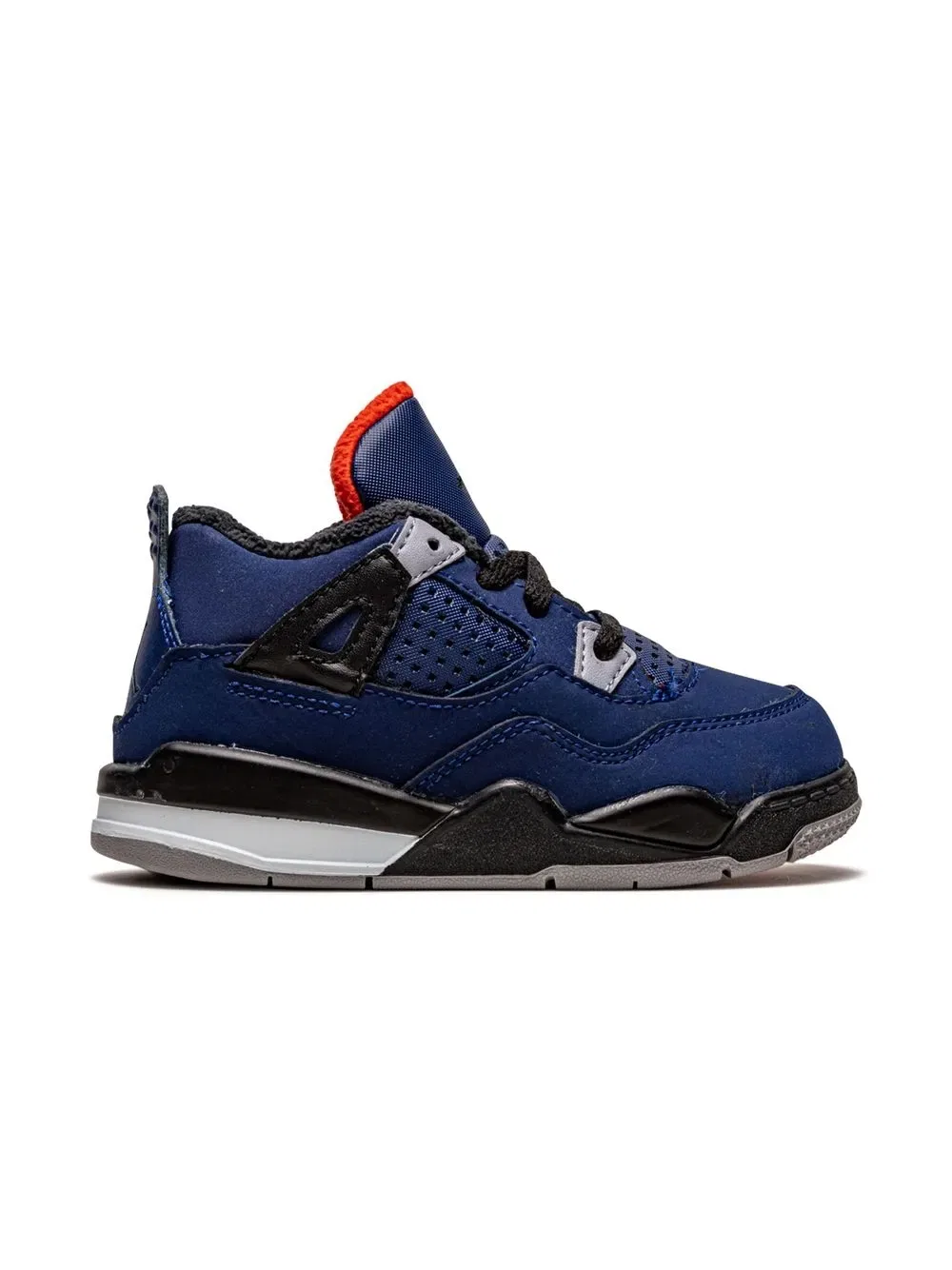 Кроссовки Air Jordan 4 Retro Nike Kids, синий — фото 2