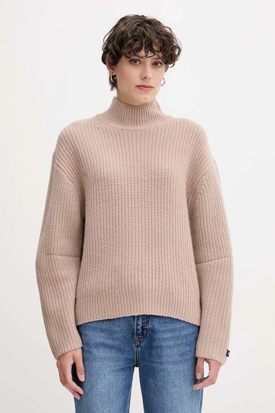 

Свитер из смесовой шерсти Calvin Klein Jeans, коричневый