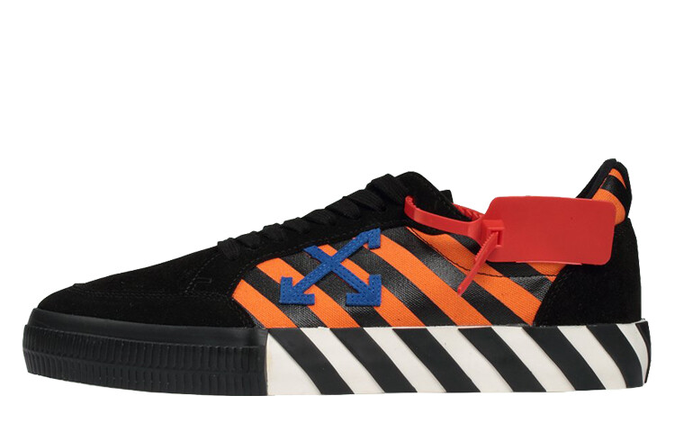 

Кроссовки мужские Off-White, черный / оранжевый / синий