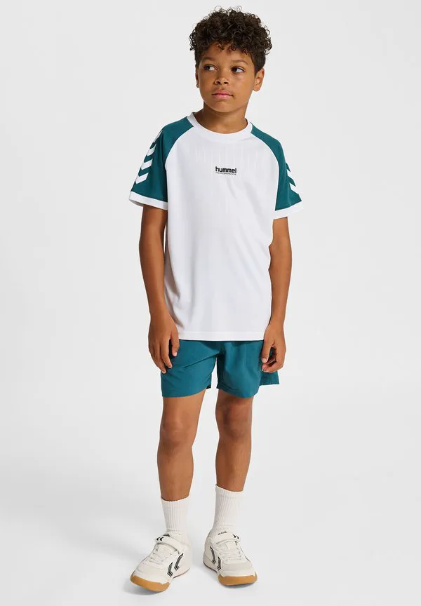 Полосатая спортивная футболка Hummel, White