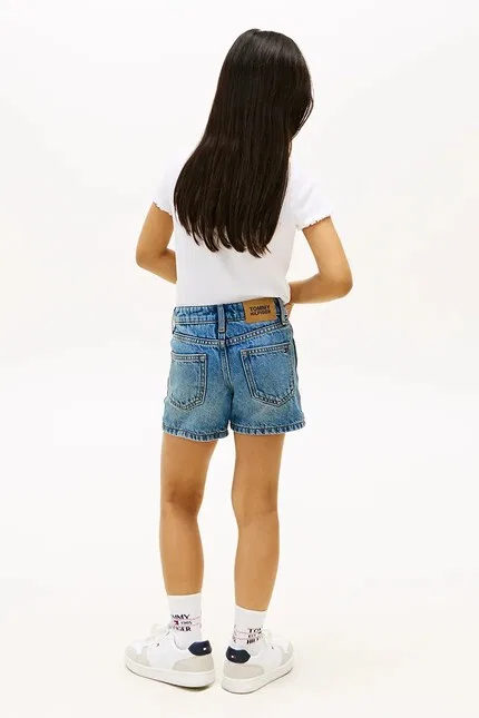Шорты джинсовые Tommy Hilfiger, синий — фото 4