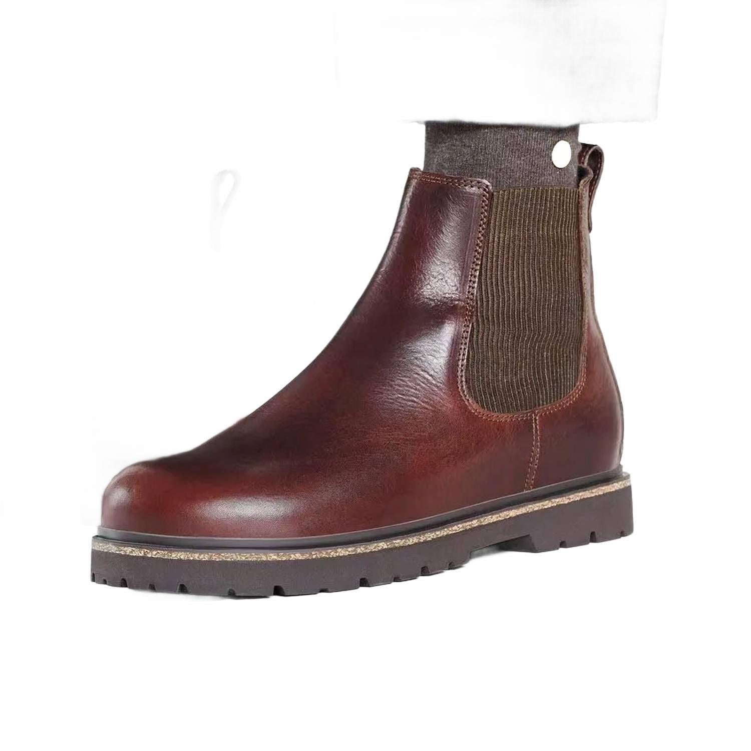 

Мужские челси-ботинки Highwood из шоколадной кожи Birkenstock