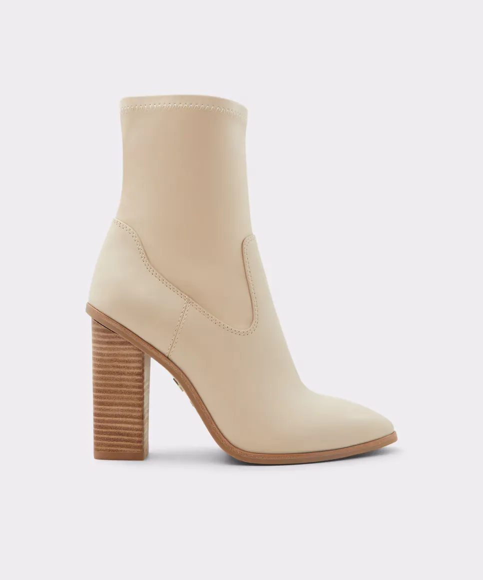 

Женские кожаные ботильоны с круглым носком Aldo, белый