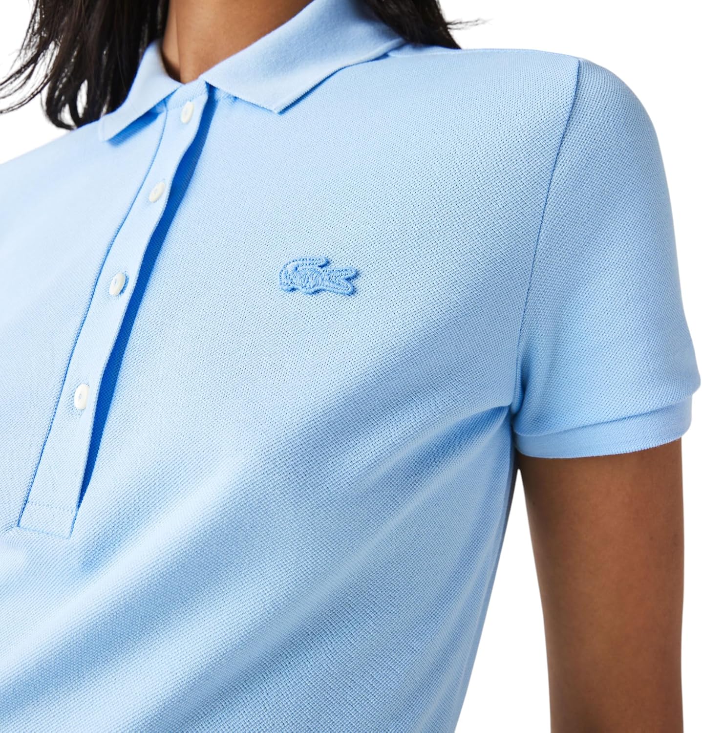Поло Lacoste Classic Blue Slim Fit — фото 4