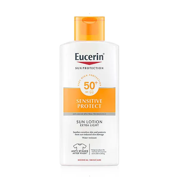 

Экстралегкое солнцезащитное молочко Sun Lotion Extra Light Spf 50+ Eucerin, 400 ml