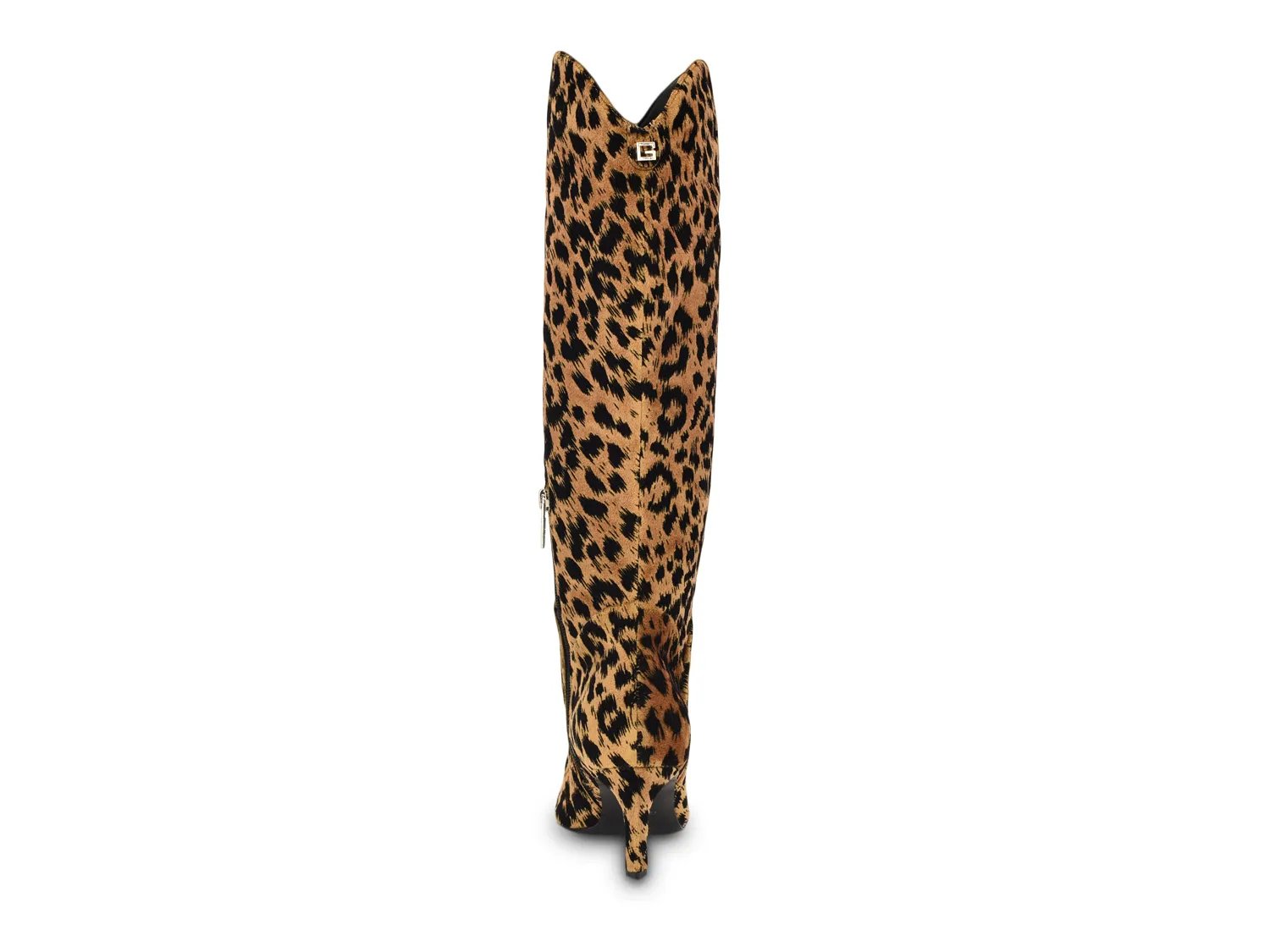 Ботинки Guess Palisa Boot, Black/Brown Leopard Print Fabric — фото 2