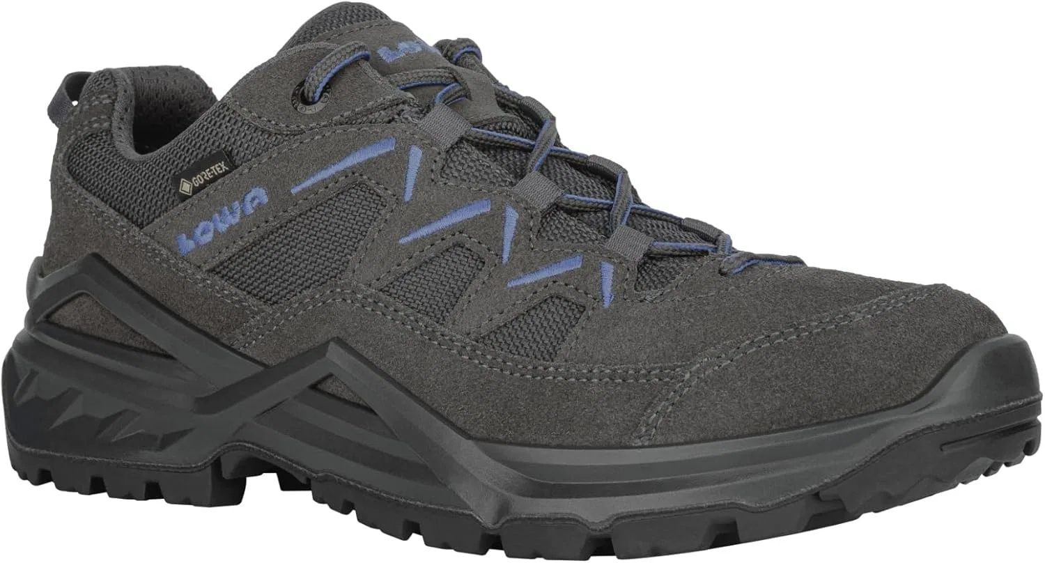 Мужские походные туфли Lowa Sirkos Evo GTX Lo, Graphite Blue. — фото 4