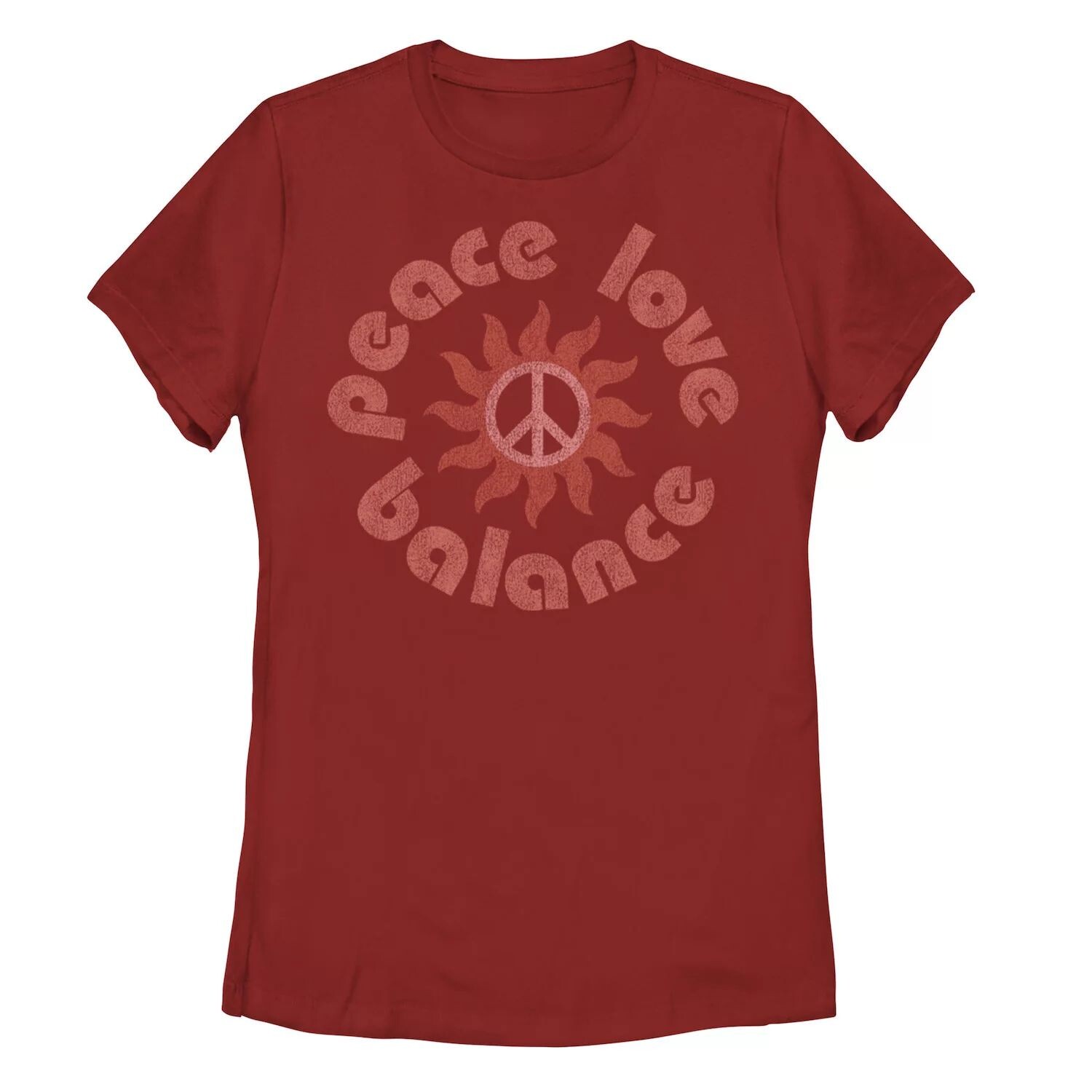 

Детская футболка Peace Love Balance с графическим рисунком