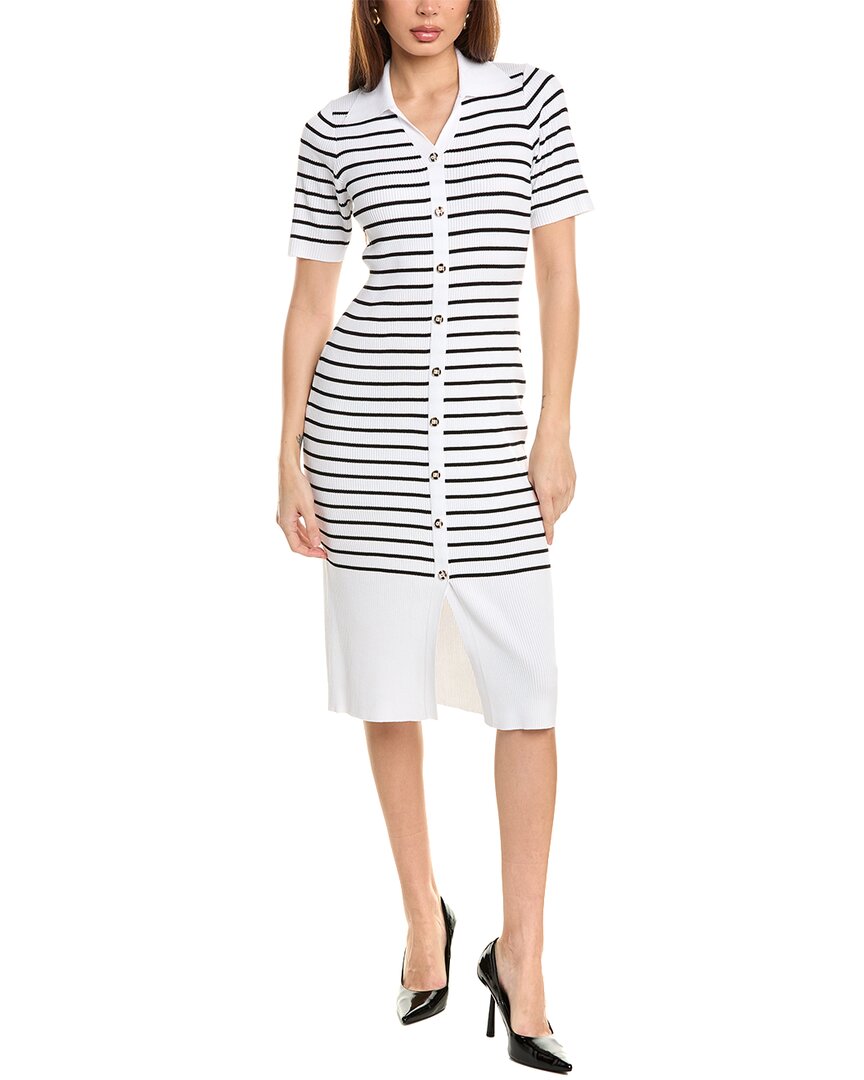 

Платье миди в рубчик от Nanette by Nanette Lepore, синий