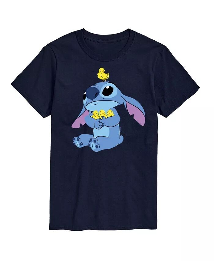 

Мужские футболки с коротким рукавом Lilo and Stitch AIRWAVES, синий