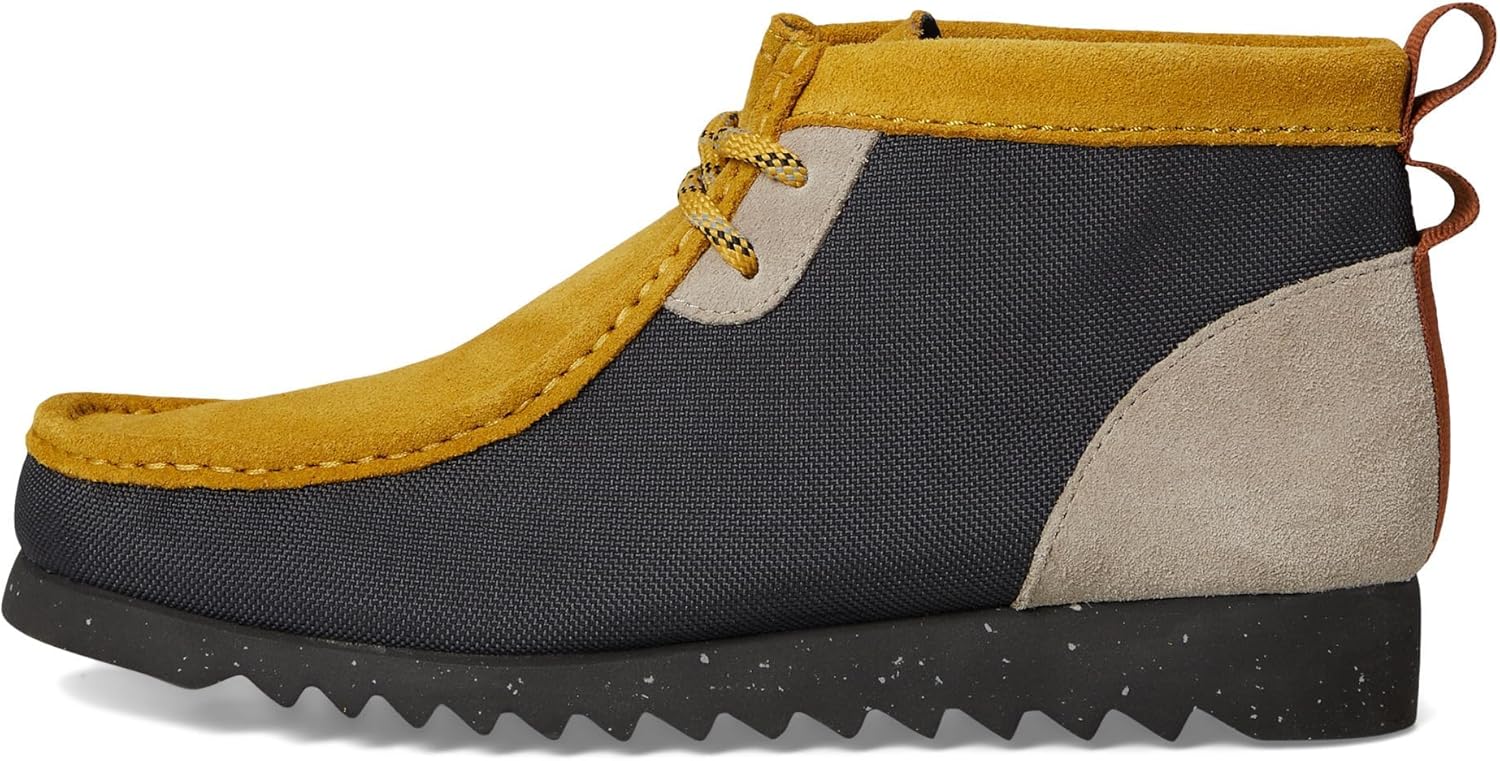 Мужские ботинки Clarks Wallabee 2 Future, Lime Combi Suede — фото 4