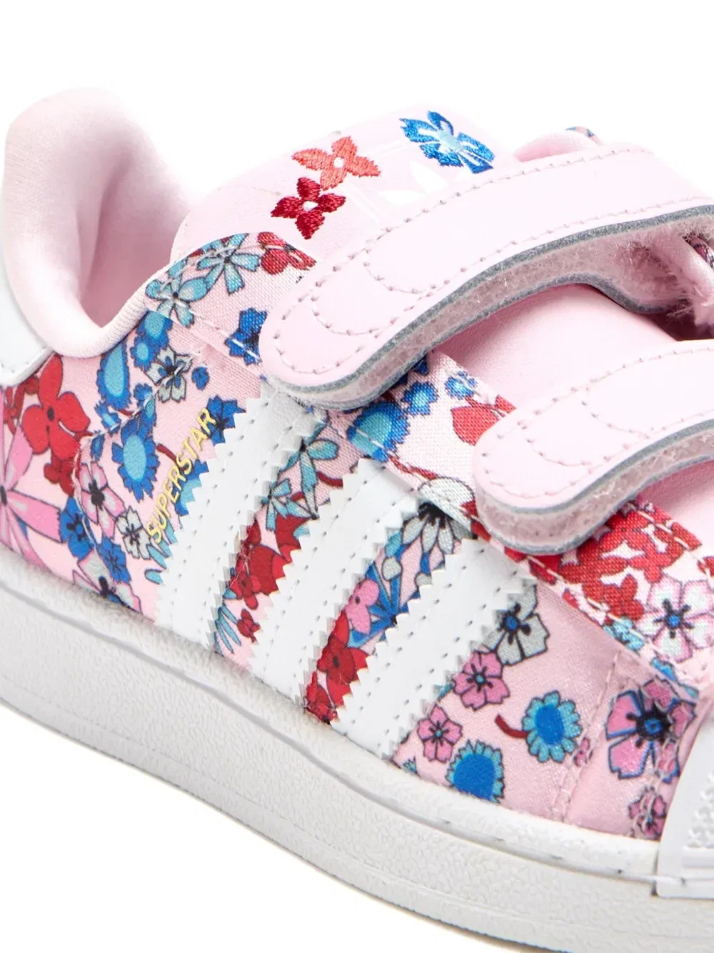 Кеды Superstar с цветочным узором Adidas Kids, розовый — фото 4