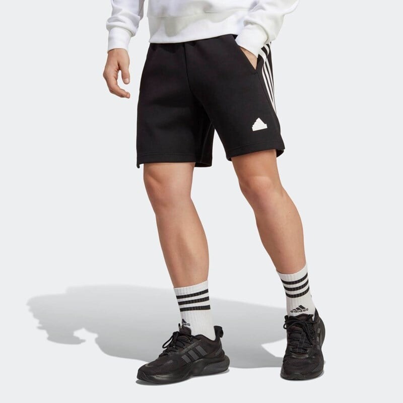

Мужские шорты Future Icons 3 полоски Adidas, черный
