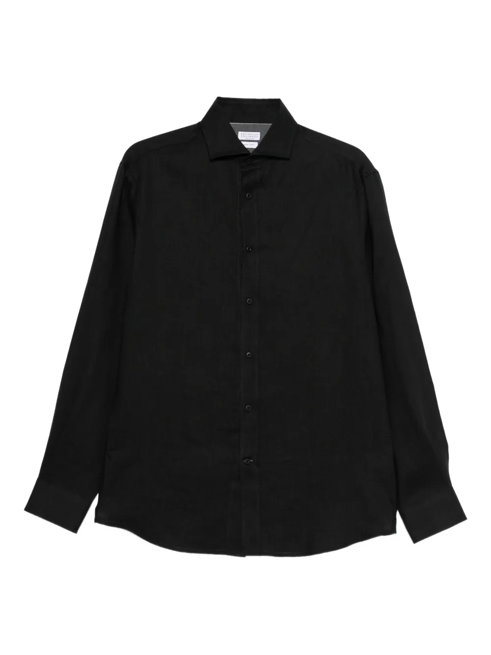 

Рубашка с длинными рукавами на пуговицах Brunello Cucinelli, черный